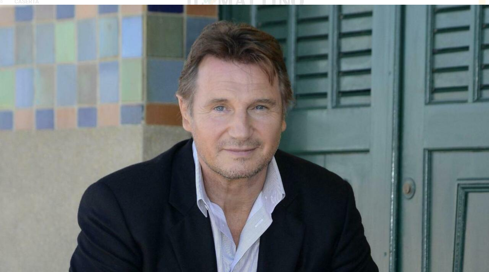Liam Neeson a Caserta